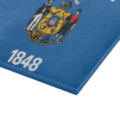 Planche À Découper Drapeau d'État du Wisconsin, États-Unis (Coin)