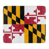 Planche À Découper Drapeau d'état dynamique du Maryland (Devant)