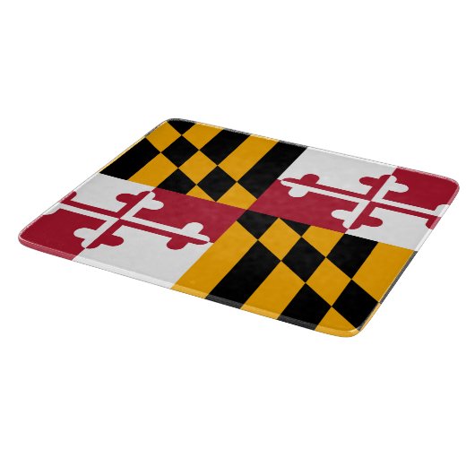 Planche À Découper Drapeau d'état dynamique du Maryland (Coin)