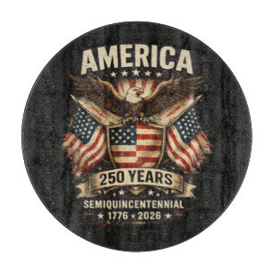 Planche À Découper Drapeau du 250e anniversaire des États-Unis d'Amér