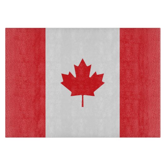 Planche À Découper Drapeau du Canada (Devant)