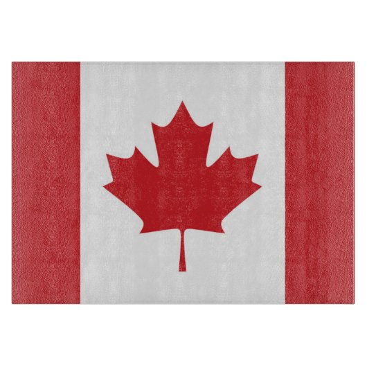 Planche À Découper Drapeau du Canada (Devant)