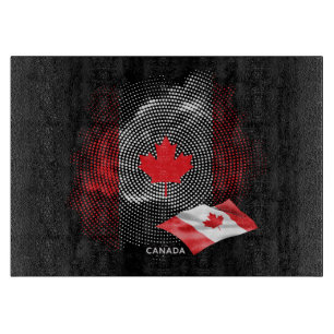 Planche À Découper Drapeau du Canada