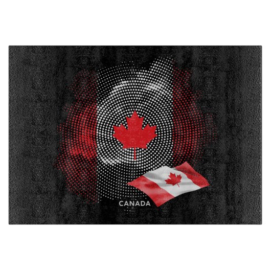 Planche À Découper Drapeau du Canada (Devant)