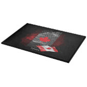 Planche À Découper Drapeau du Canada (Coin)