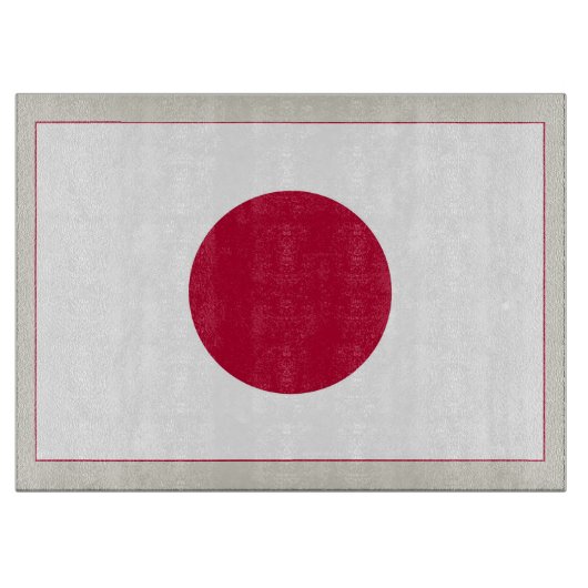 Planche À Découper Drapeau du Japon : Hinomaru, Nisshōki, Red Rising  (Devant)