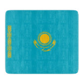 Planche À Découper Drapeau du Kazakhstan (Devant)
