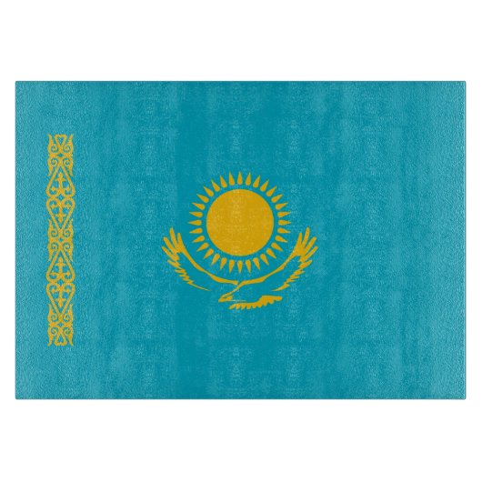 Planche À Découper Drapeau du Kazakhstan (Devant)