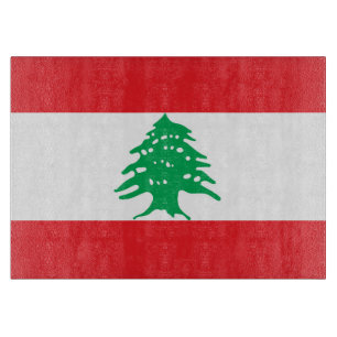 Planche À Découper drapeau du Liban