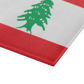 Planche À Découper drapeau du Liban (Coin)