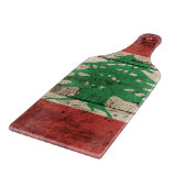 Planche À Découper Drapeau du Liban sur le vieux grain en bois (Coin)