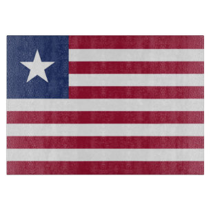 Planche À Découper Drapeau du Libéria