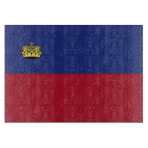 Planche À Découper Drapeau du Liechtenstein