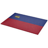 Planche À Découper Drapeau du Liechtenstein (Coin)