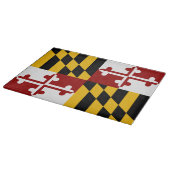 Planche À Découper Drapeau du Maryland (Coin)
