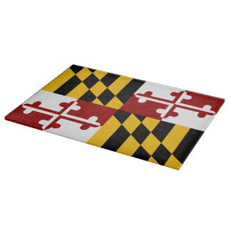 Planche À Découper Drapeau du Maryland