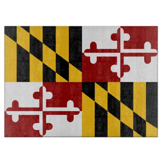 Planche À Découper Drapeau du Maryland (Devant)