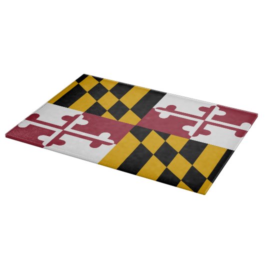 Planche À Découper Drapeau du Maryland (Coin)