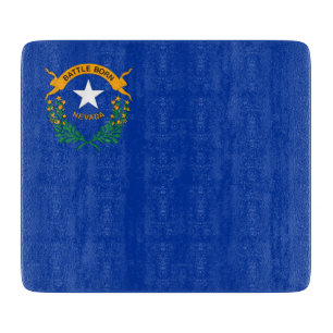 Planche À Découper Drapeau du Nevada