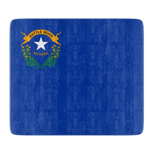 Planche À Découper Drapeau du Nevada (Devant)