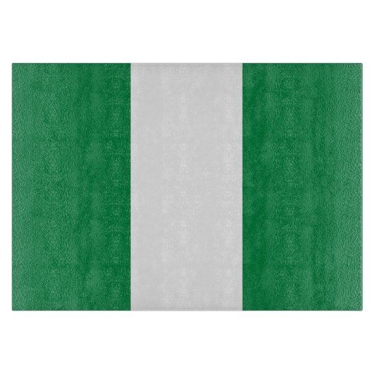 Planche À Découper Drapeau du Nigeria (Devant)