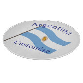 Planche À Découper Drapeau du pays Argentine Thunder_Cove (Coin)
