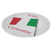 Planche À Découper Drapeau du pays Italie Thunder_Cove (Coin)
