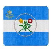 Planche À Découper Drapeau du Queens (arrondissement de New York) (Devant)