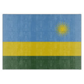 Planche À Découper Drapeau du Rwanda (Devant)