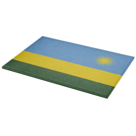 Planche À Découper Drapeau du Rwanda (Coin)