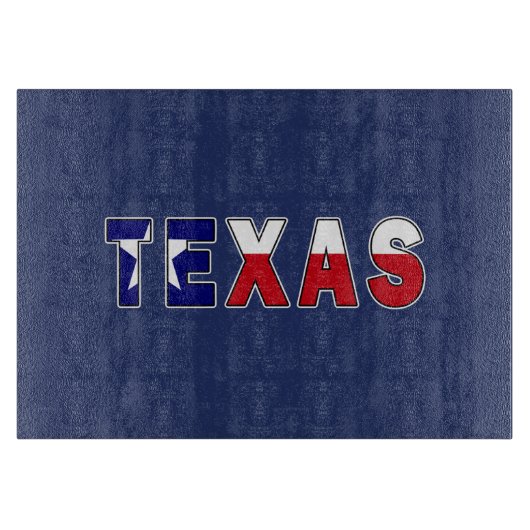 Planche À Découper Drapeau du Texas (Devant)