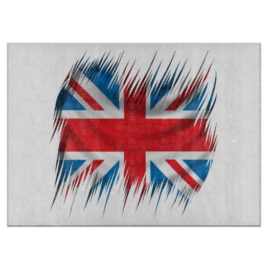 Planche À Découper Drapeau d'Union Jack de défibreurs (Devant)