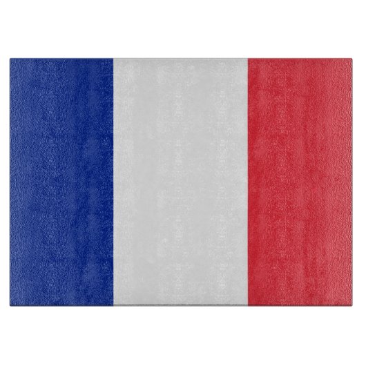 Planche À Découper Drapeau français (Devant)