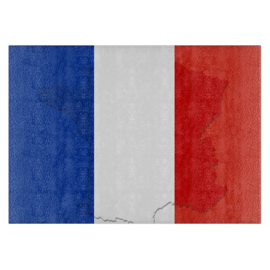 Planche À Découper drapeau français (Devant)