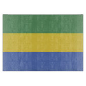 Planche À Découper Drapeau Gabon (Devant)