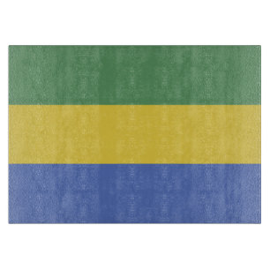 Planche À Découper Drapeau Gabon
