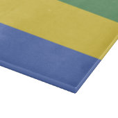 Planche À Découper Drapeau Gabon (Coin)