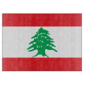 Planche À Découper Drapeau libanais (Devant)
