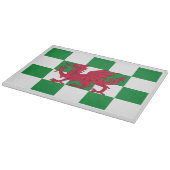 Planche À Découper Drapeau mystique de dragon celtique rouge du Pays  (Coin)