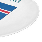 Planche À Découper Drapeau national d'Islande Thunder_Cove (Coin)