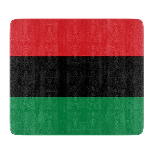Planche À Découper Drapeau panafricain (Devant)
