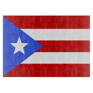 Planche À Découper Drapeau Porto Rico