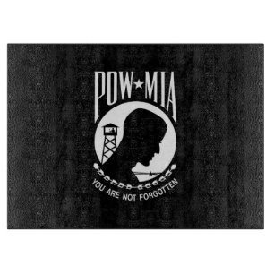 Planche À Découper Drapeau POW MIA : Soldats disparus de la guerre du