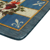 Planche À Découper Drapeau Québec antique Carillon Sacré-Cœur (Coin)