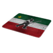 Planche À Découper Drapeau Québec et Patriote Henri Julien érodé (Coin)