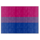 Planche À Découper Drapeau SlipperyJoe's Bisexual Pride lavande-rose (Devant)