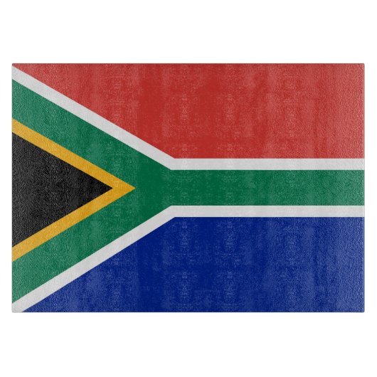 Planche À Découper drapeau sud-africain (Devant)