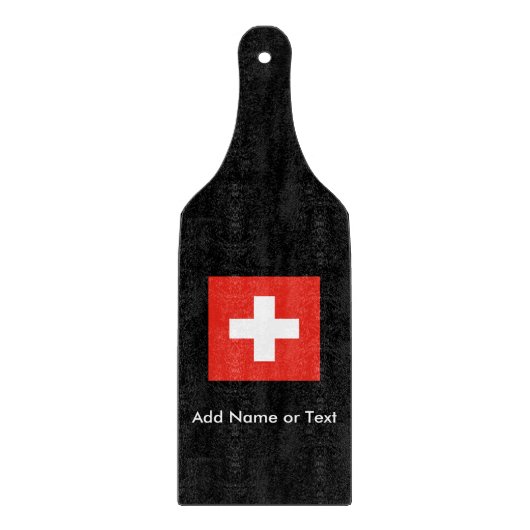 Planche À Découper Drapeau suisse (Devant)