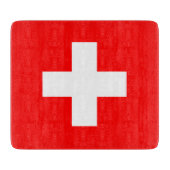 Planche À Découper Drapeau suisse (Suisse) (Devant)