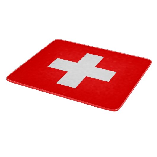 Planche À Découper Drapeau suisse (Suisse) (Coin)